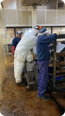 Especialistas en ingeniería mecánica y control de activos industriales en planta
